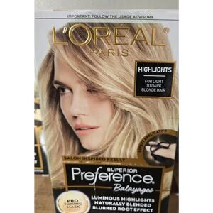 2 L'Oreal Paris - Superior Preference Balayage Kit - #Light To Dark Blonde Hair